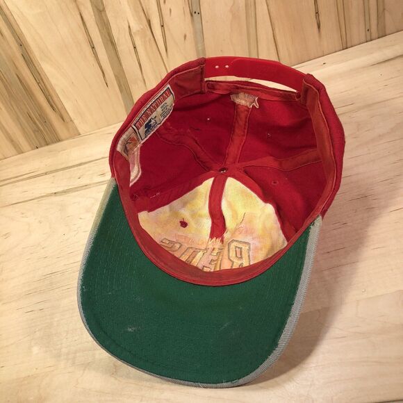 Vintage Cincinnati Reds Starter Arch 100% Wool Snapback Hat 90s - Picture 8 of 10